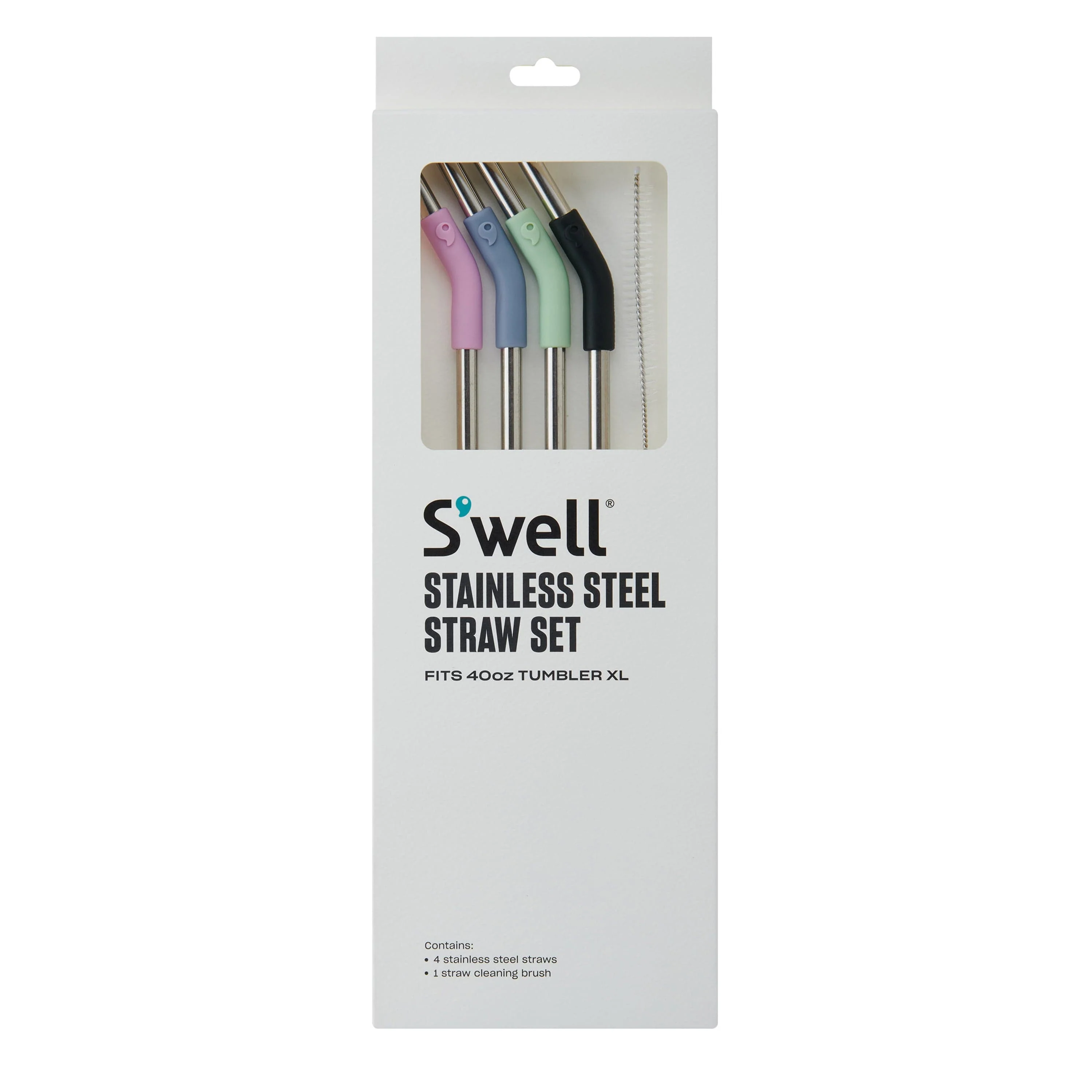 40oz Tumbler XL Stainless Steel Straw Set - Image 3
