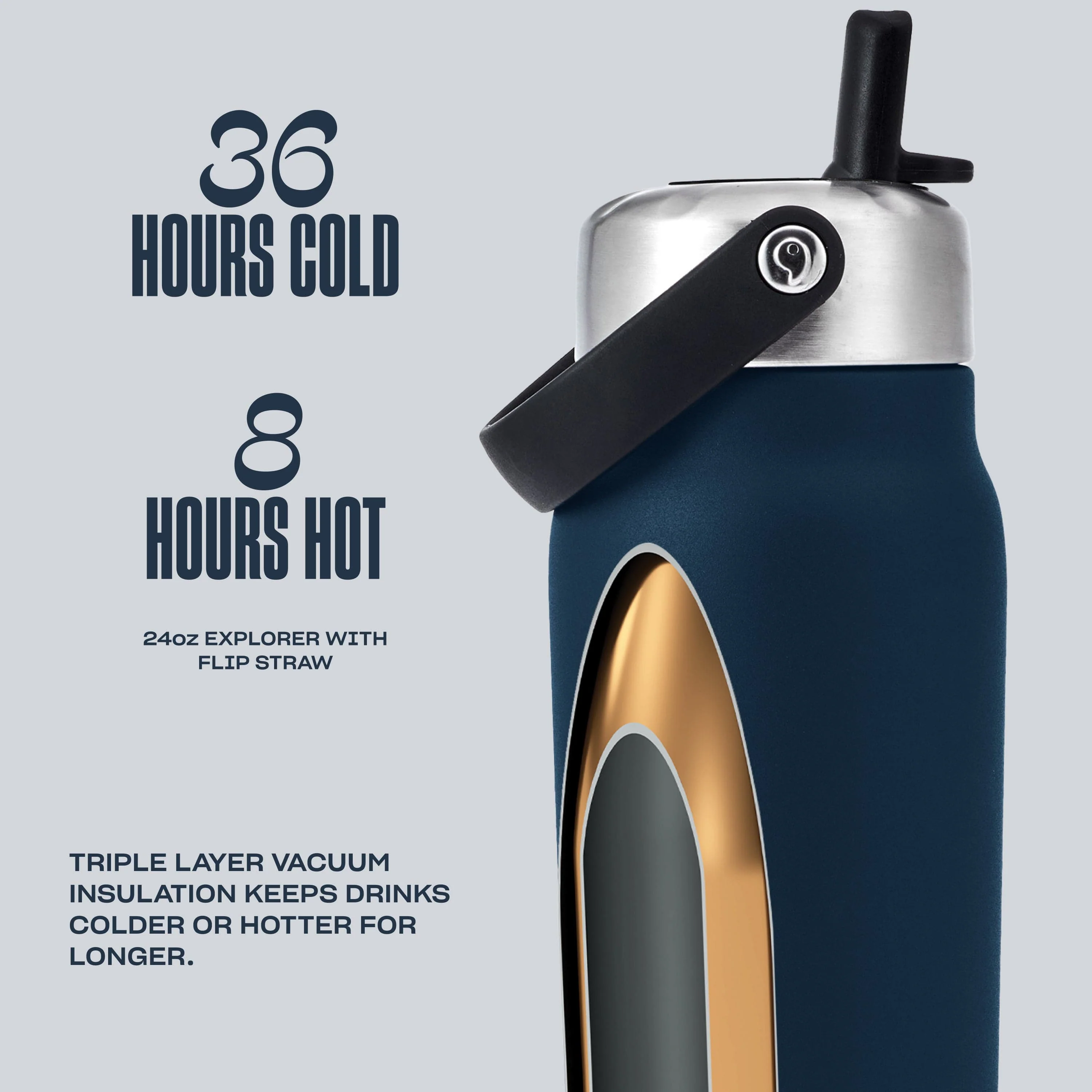 Explorer with Flip Straw Lid | 24oz - Image 33