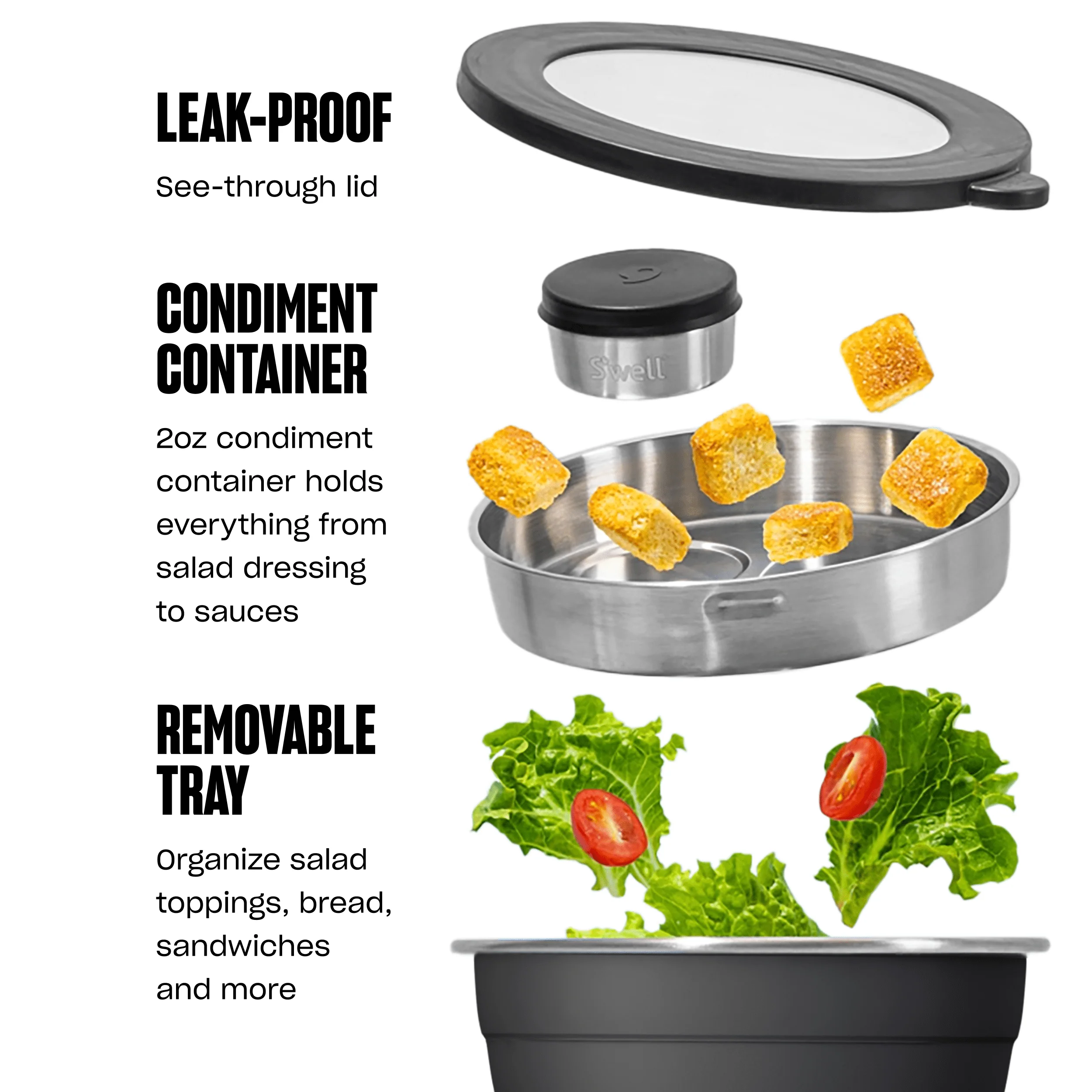 Salad Bowl Kit | 64oz - Image 76