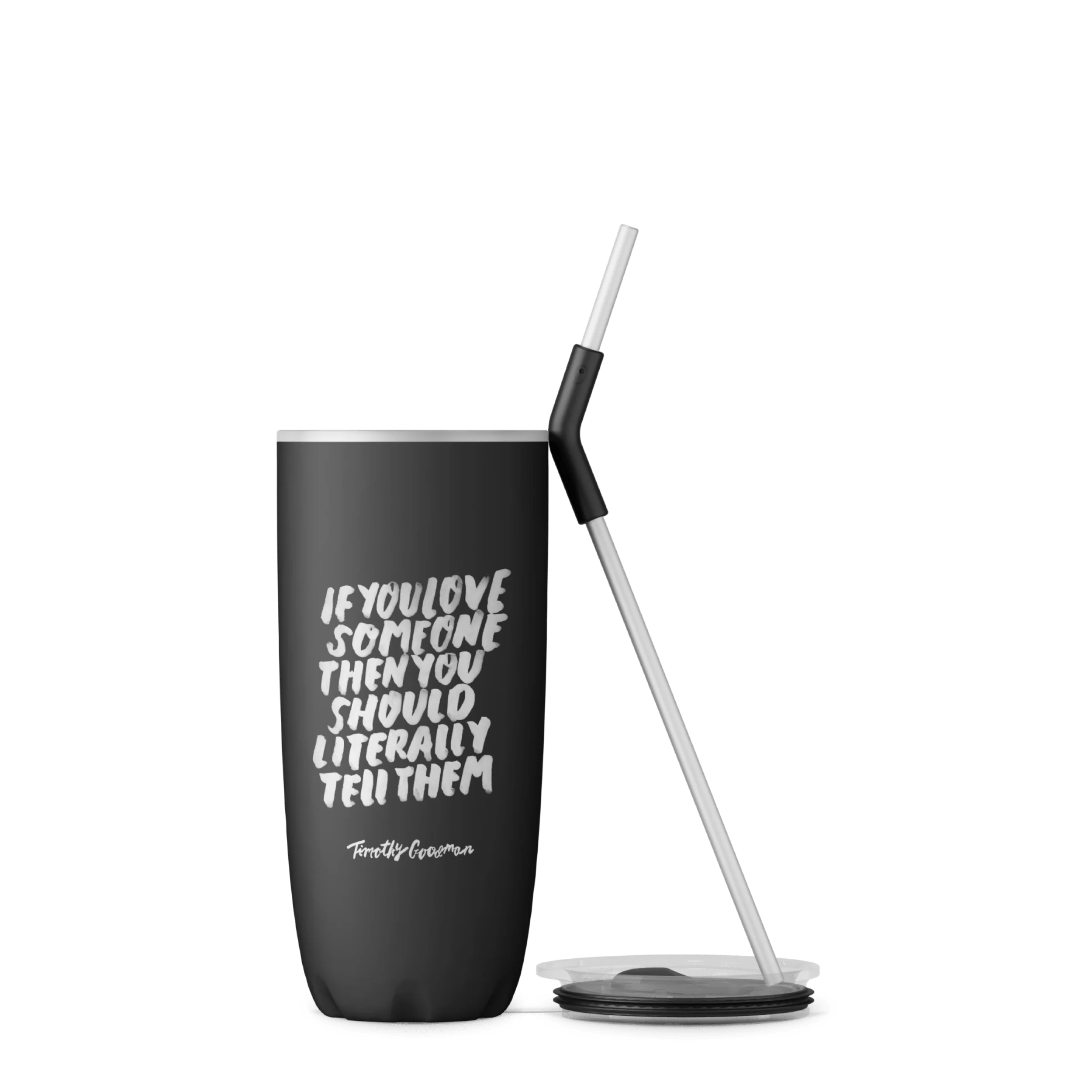 Timothy Goodman x S'well Tumbler with Straw - Image 7